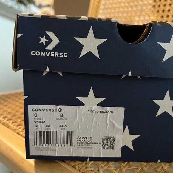 Brain Dead X Chuck Taylor (Converse) 70 HIGH - 'Mismatched Prints' (M6/W8) NWT - Picture 16 of 16